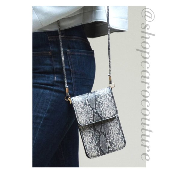 Crossbody Cellphone Purse - GRAY - Picture 1 of 7